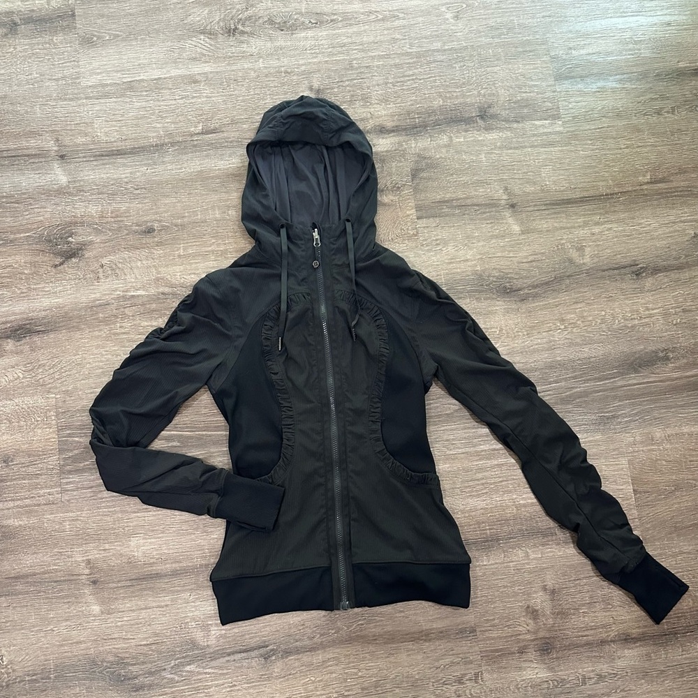 lululemon athletica Black Hooded Jacket